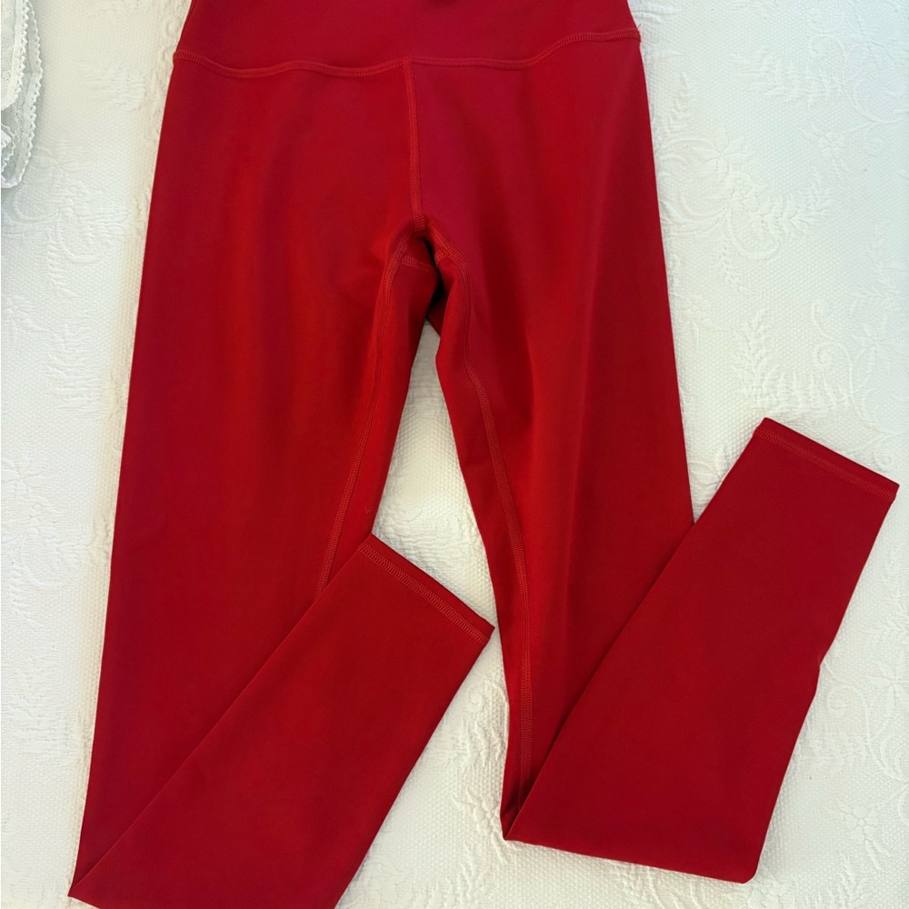 ALO Yoga Bold Red Leggings